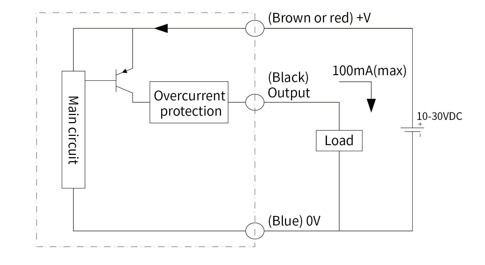 optical-liquid-level-switch-polyamide-wiring-diagram-pnp-open-collector-output